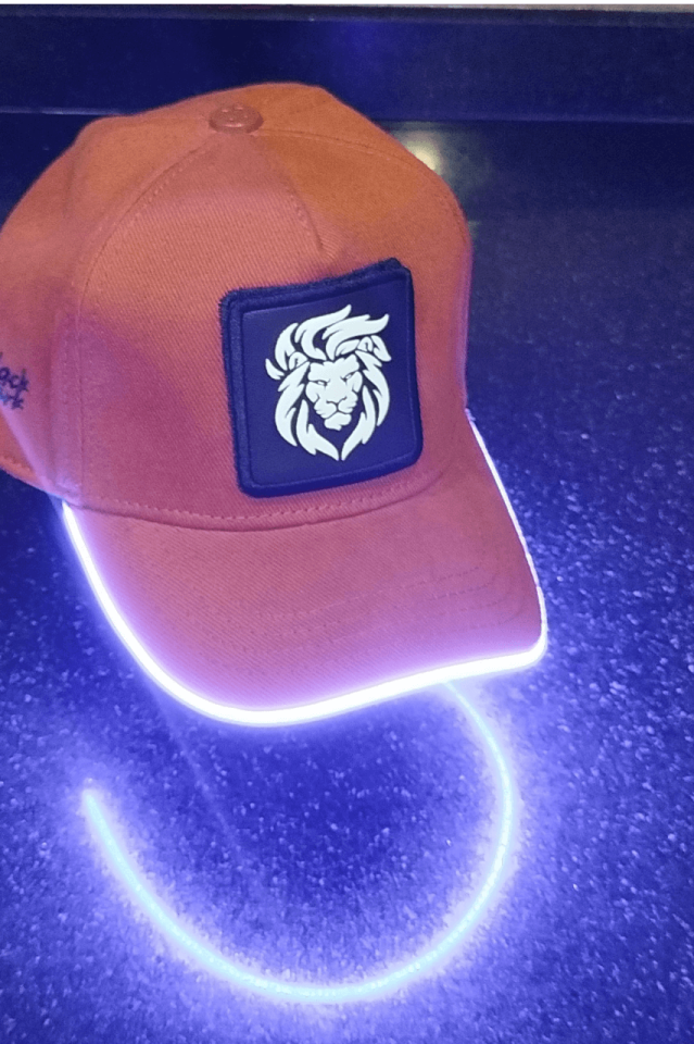 Aslan Bench Kahve LED'li Beyzbol Şapka