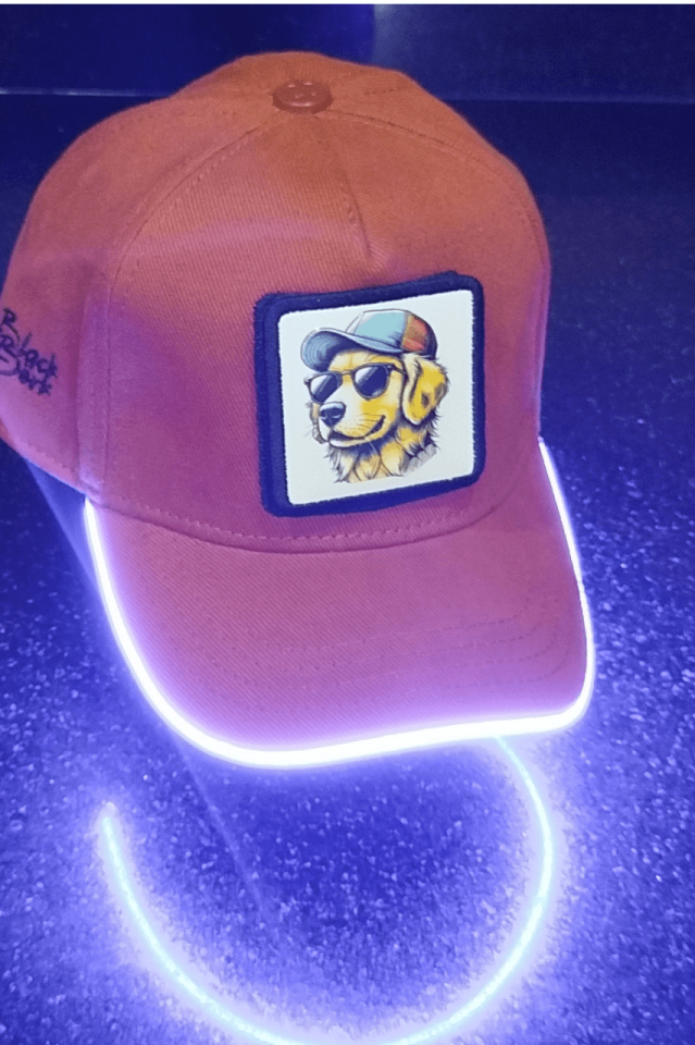 Golden Bench Kahve LED'li Beyzbol Şapka