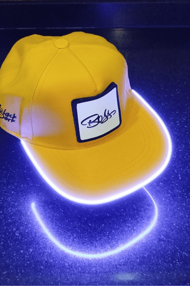 Patron Bench Sarı LED'li Hip Hop Şapka