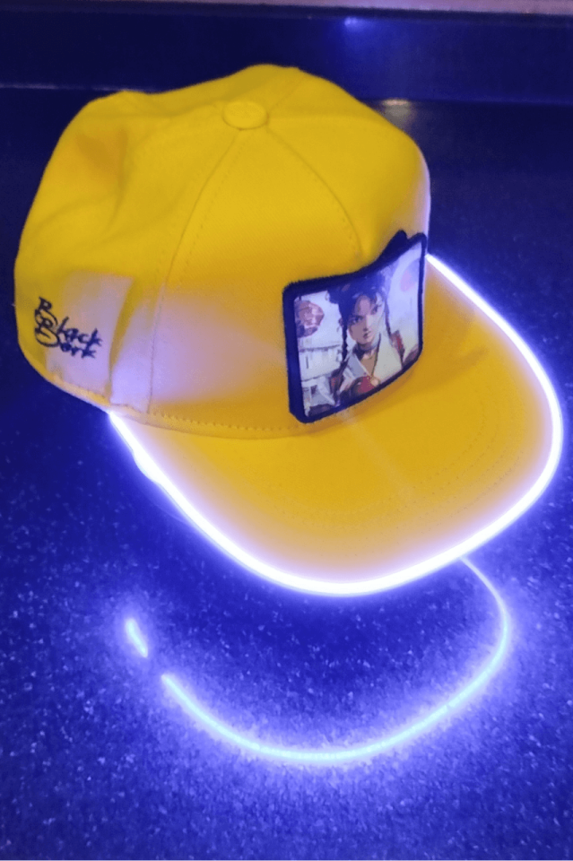 Prenses Bench Sarı LED'li Hip Hop Şapka