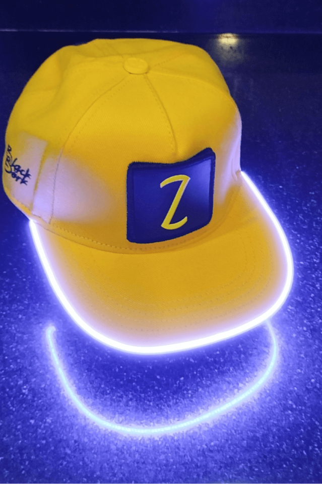 Z Bench Sarı LED'li Hip Hop Şapka