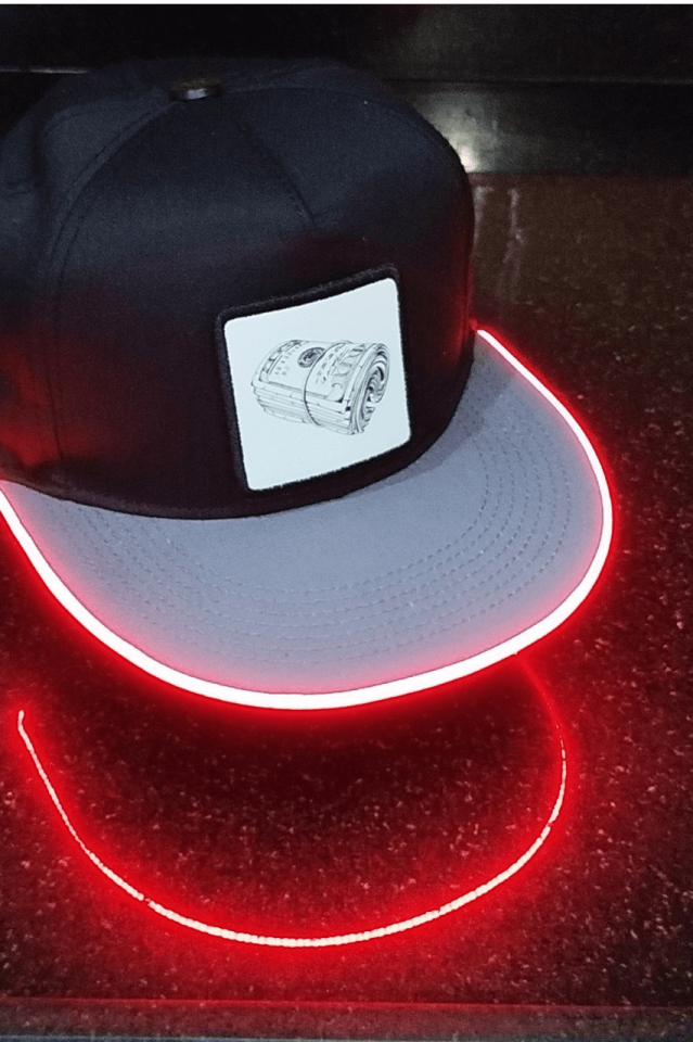 Money Bench Siyah-Gri LED'li Hip Hop Şapka