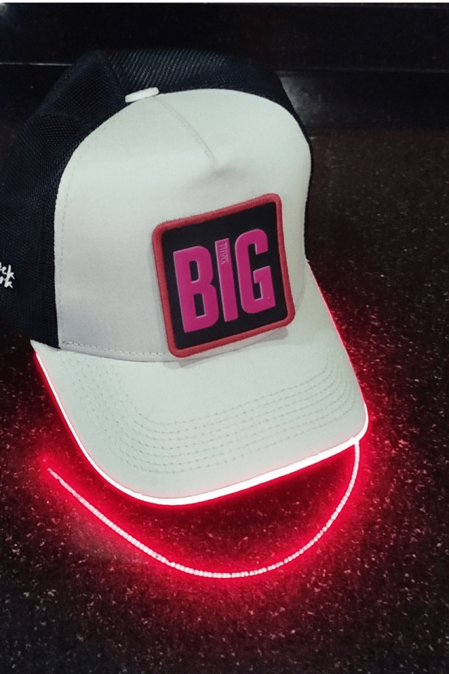 BIG Bench Siyah-Krem LED'li Beyzbol Şapka