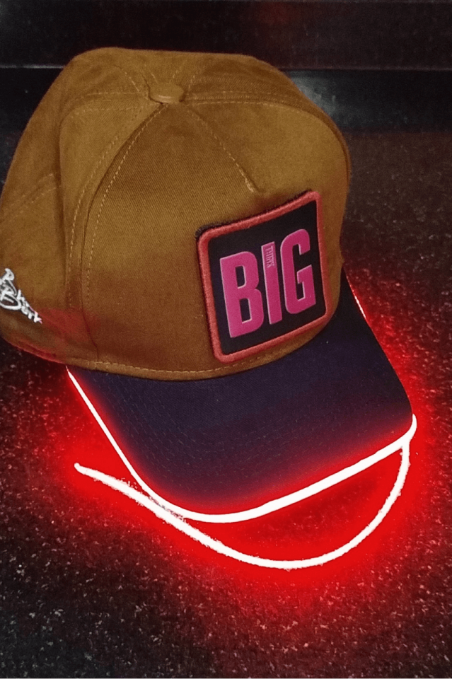 BIG You Later Bench Kahve-Siyah LED'li Beyzbol Şapka