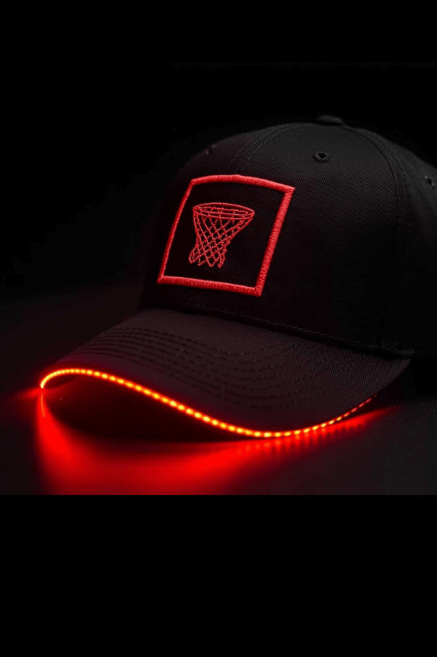 BASKETBOL Temalı Beyzbol Kep LED'li Şapkalar