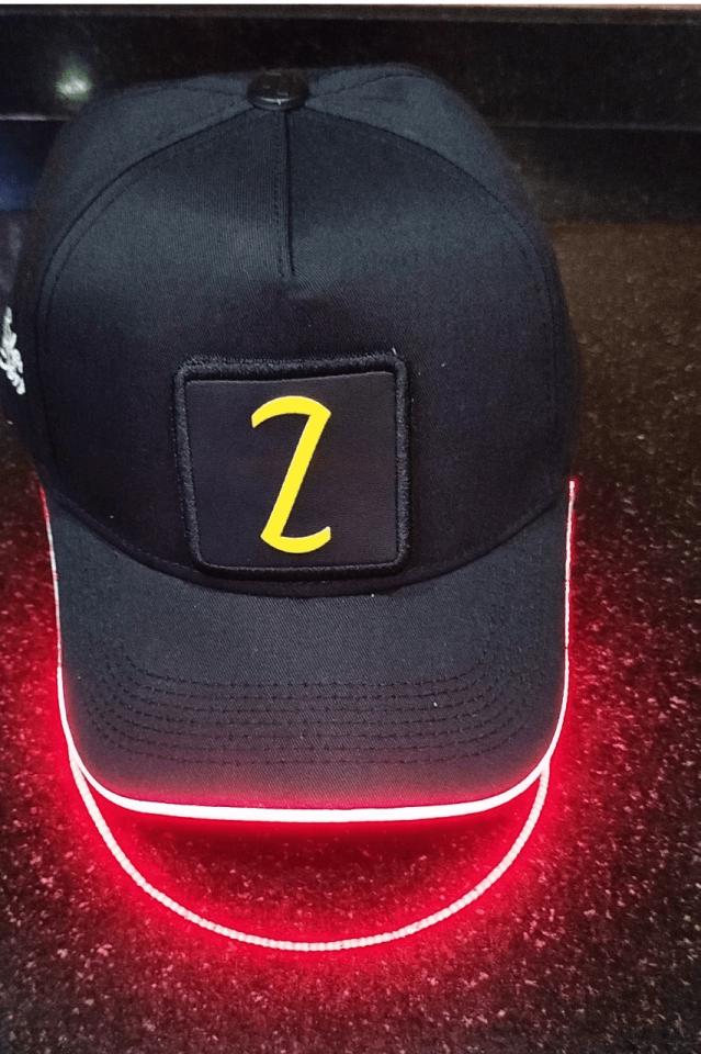 Z Bench Siyah LED'li Beyzbol Şapka