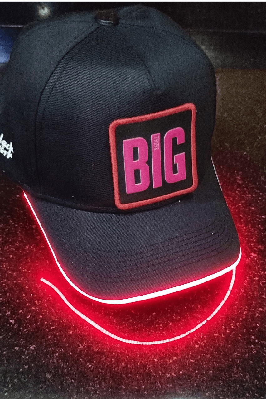 BIG Bench Siyah LED'li Beyzbol Şapka