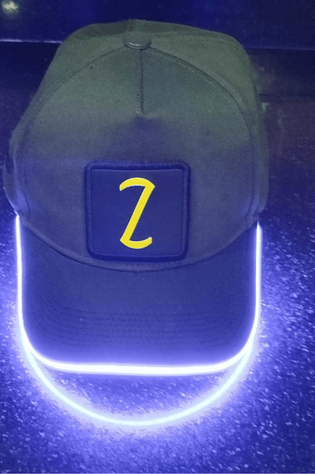 Z Bench Yeşil-Siyah LED'li Beyzbol Şapka