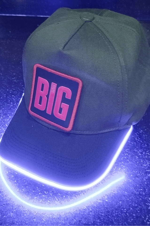 BIG Bench Yeşil-Siyah LED'li Beyzbol Şapka