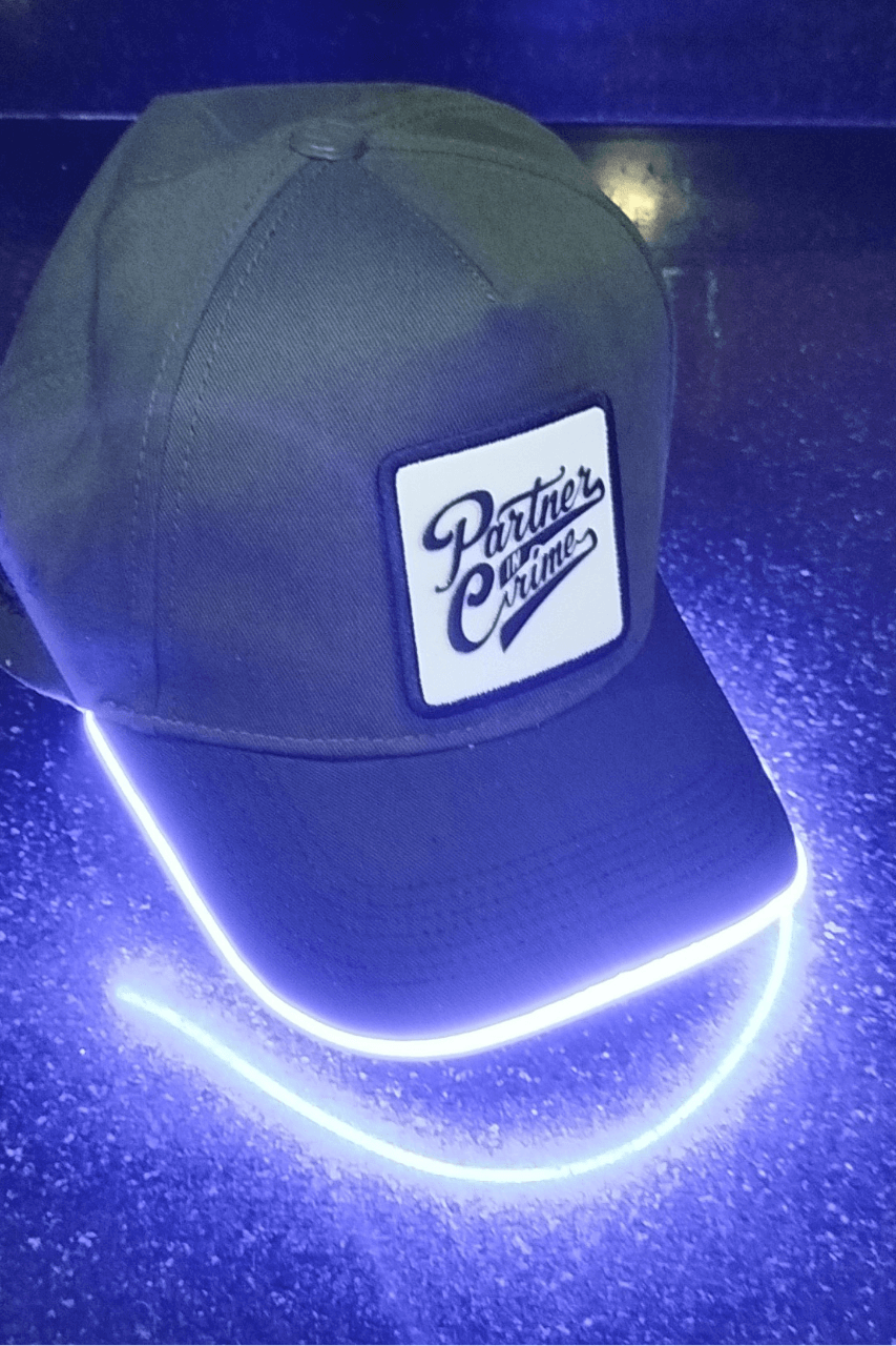 Partner Bench Yeşil-Siyah LED'li Beyzbol Şapka