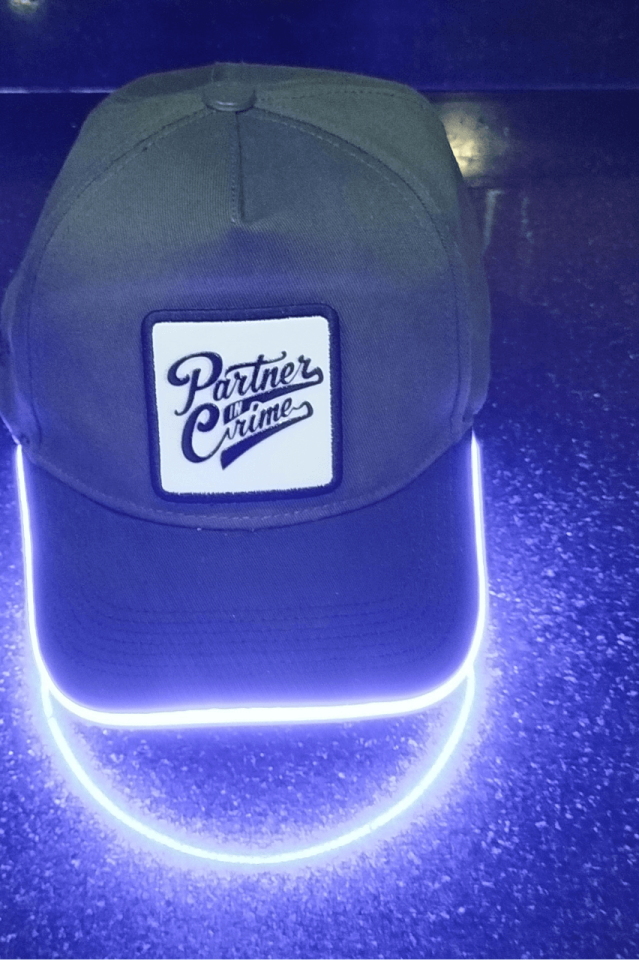 Partner Bench Yeşil-Siyah LED'li Beyzbol Şapka