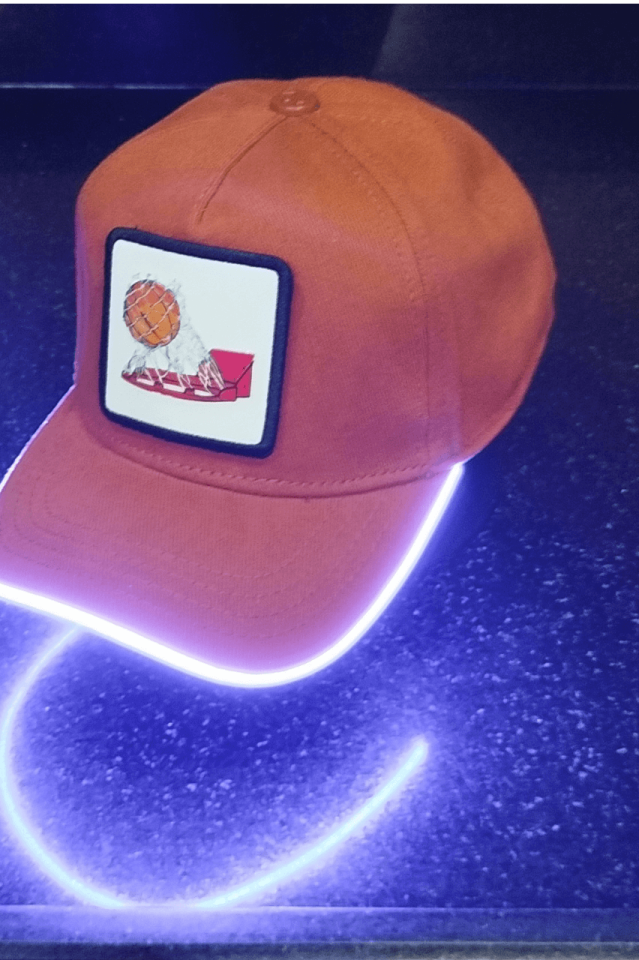 Basket Bench Kahve LED'li Beyzbol Şapka