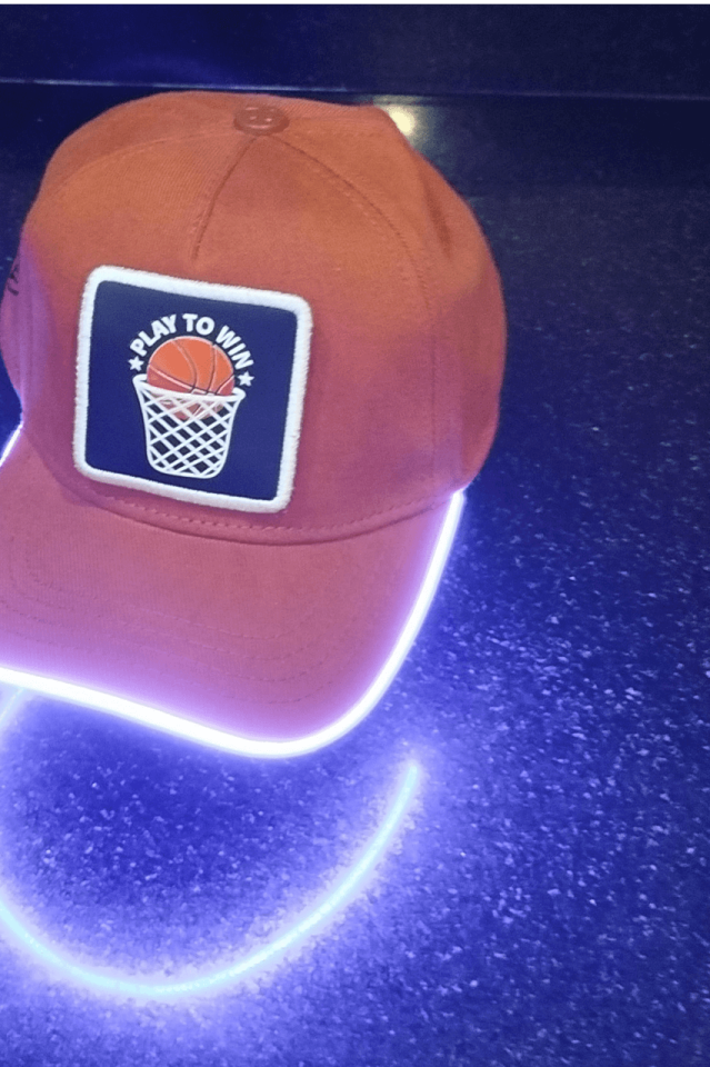 Basket Bench Kahve LED'li Beyzbol Şapka