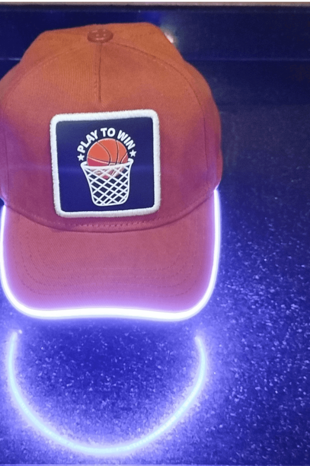 Basket Bench Kahve LED'li Beyzbol Şapka
