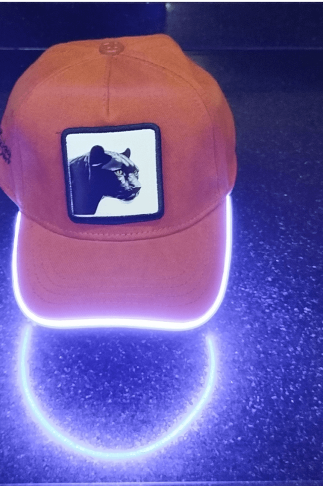 Panter Bench Kahve LED'li Beyzbol Şapka