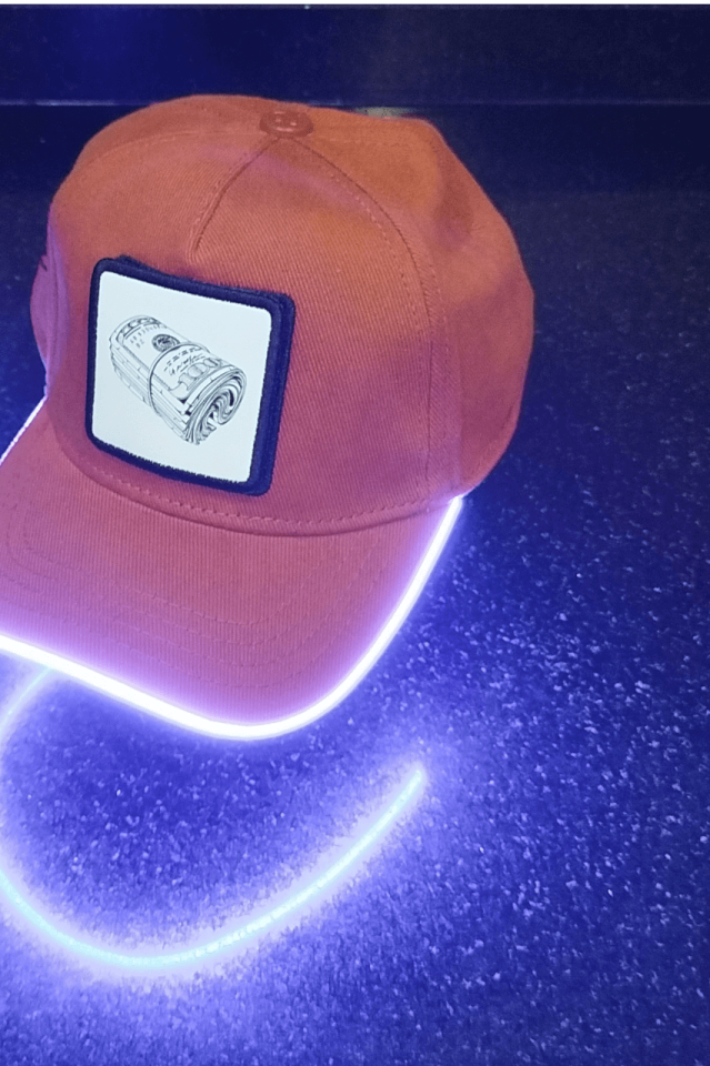 Money Bench Kahve LED'li Beyzbol Şapka