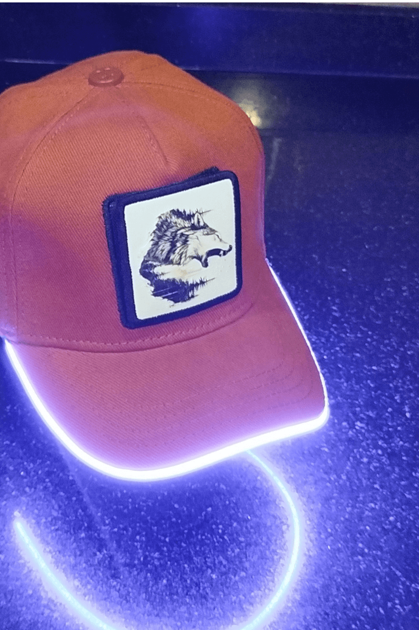 Kaplan Bench Kahve LED'li Beyzbol Şapka