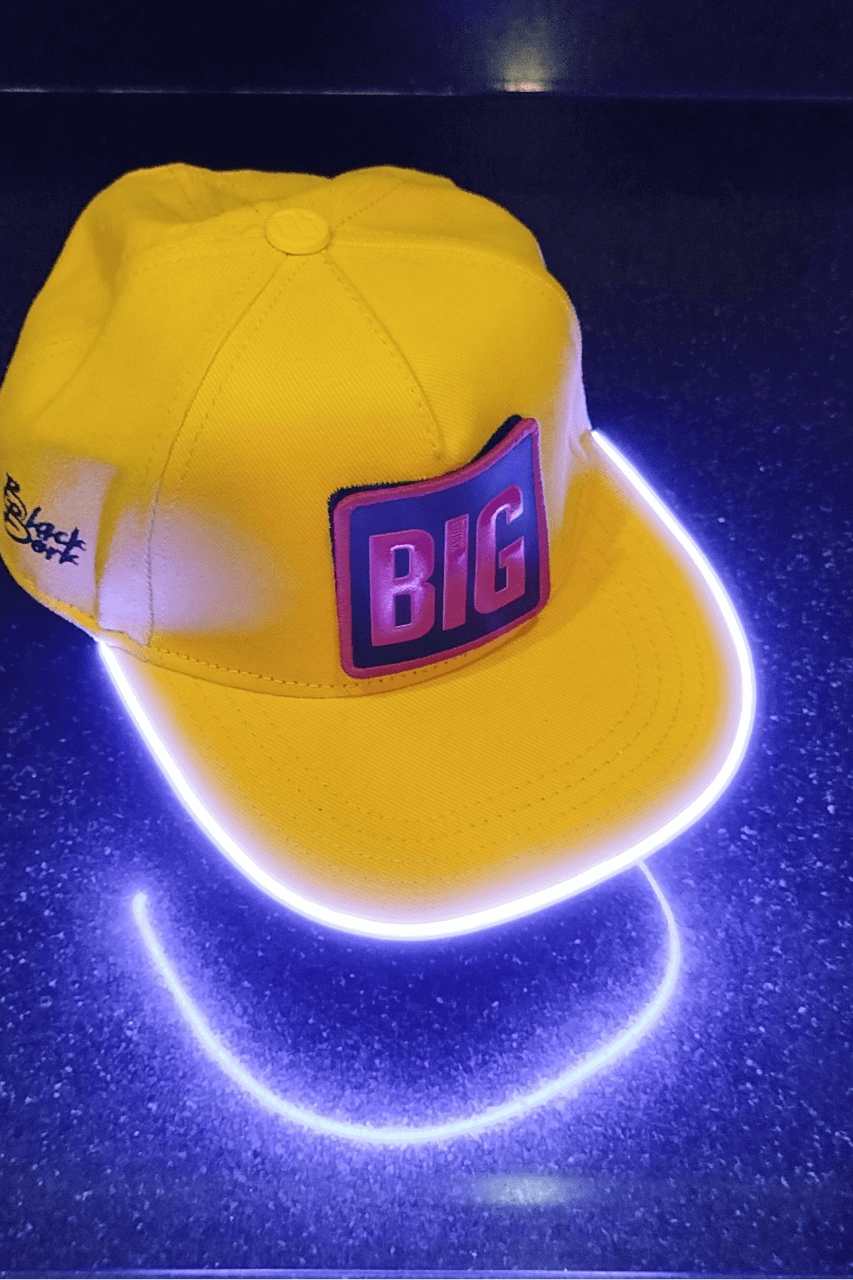 BIG Bench Sarı LED'li Hip Hop Şapka