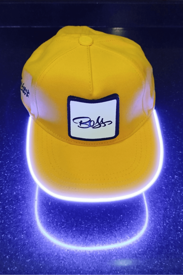 Patron Bench Sarı LED'li Hip Hop Şapka