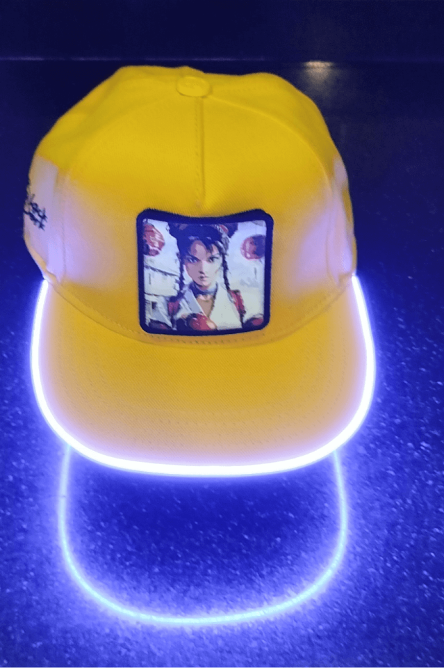 Prenses Bench Sarı LED'li Hip Hop Şapka