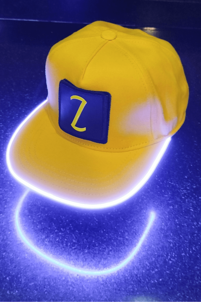 Z Bench Sarı LED'li Hip Hop Şapka