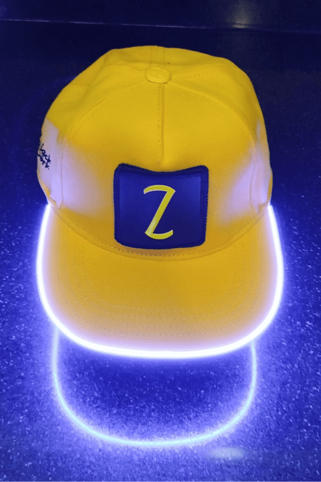 Z Bench Sarı LED'li Hip Hop Şapka