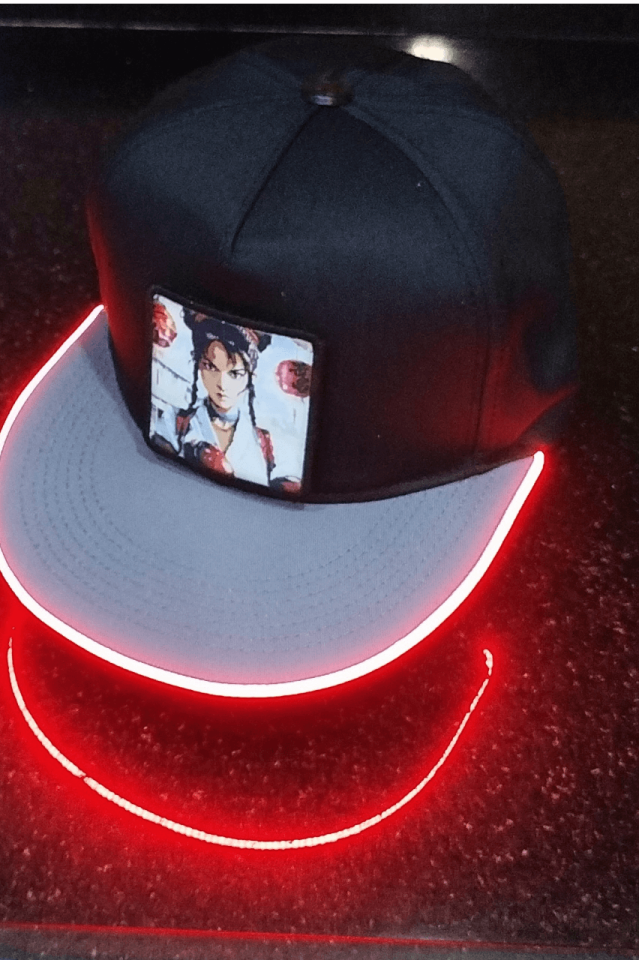 Prenses Bench Siyah-Gri LED'li Hip Hop Şapka