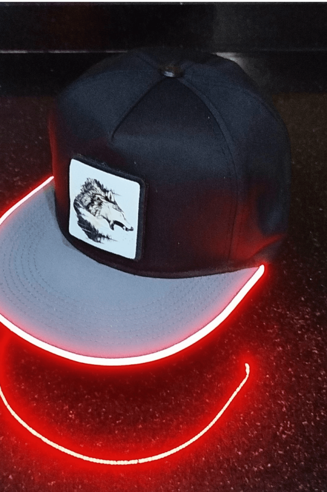 Kurt Bench Siyah-Gri LED'li Hip Hop Şapka