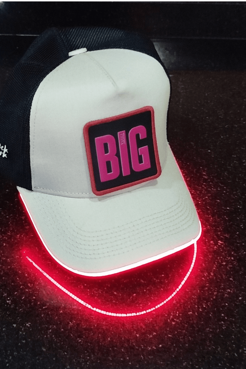 BIG Bench Siyah-Krem LED'li Beyzbol Şapka