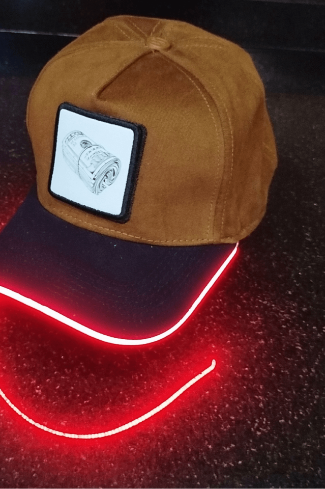 Money Bench Kahve-Siyah LED'li Beyzbol Şapka