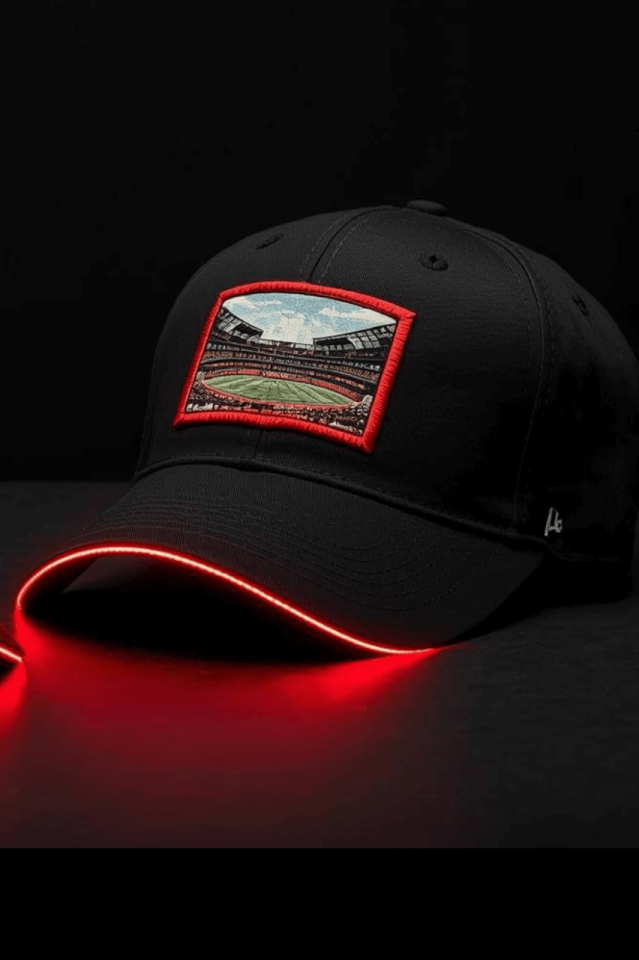 STADYUM Temalı Beyzbol Kep LED'li Şapkalar