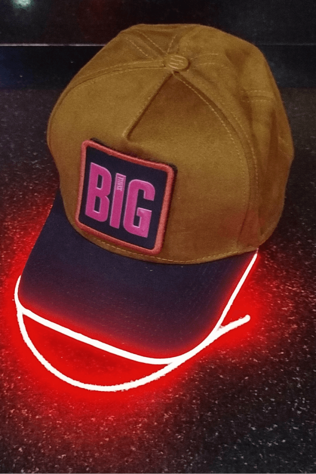 BIG You Later Bench Kahve-Siyah LED'li Beyzbol Şapka
